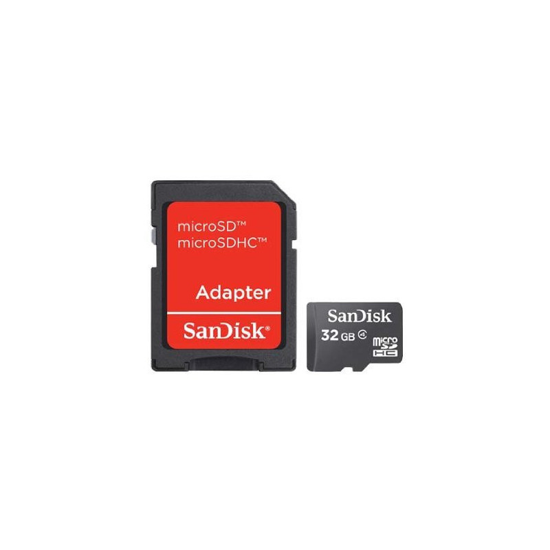 SanDisk SDSDQM-032G-B35A memoria flash 32 GB MicroSDHC Classe 4 SanDisk SDSDQM-032G-B35A memoria flash 32 GB MicroSDHC Classe 4