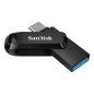 SanDisk Ultra Dual Drive unità flash USB 128 GB USB Type-A / USB Type-C 3.2 Gen 1 (3.1 Gen 1) Nero, Argento