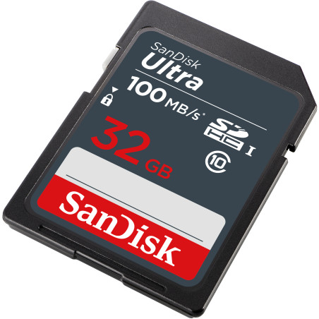 SanDisk Ultra 32GB SDHC Mem Card 100MB/s UHS-I Classe 10