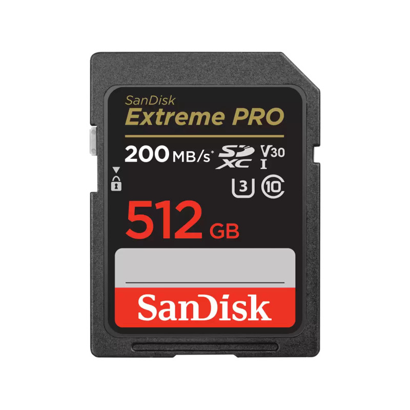 SanDisk Extreme PRO 512 GB SDXC Classe 10 SanDisk Extreme PRO 512 GB SDXC Classe 10