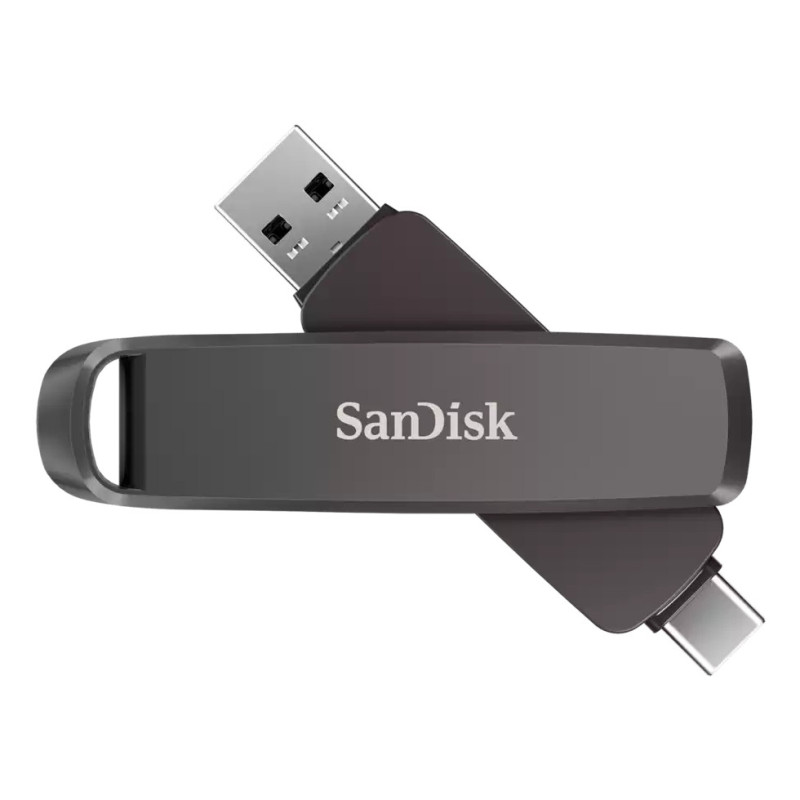 SanDisk SDDDE1-1T00-G46 unità flash USB 1 TB USB Type-C/USB Type-A 3.2 Gen 2 (3.1 Gen 2) Nero SanDisk SDDDE1-1T00-G46 unità flash USB 1 TB USB Type-C/USB Type-A 3.2 Gen 2 (3.1 Gen 2) Nero