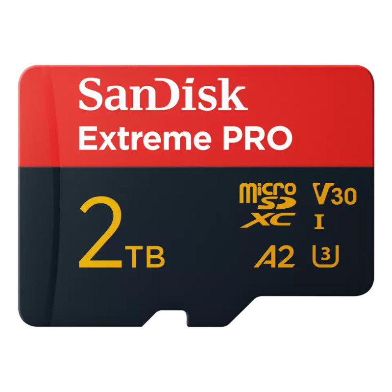 SanDisk Extreme PRO 2 TB MicroSDXC UHS-I Classe 10 SanDisk Extreme PRO 2 TB MicroSDXC UHS-I Classe 10
