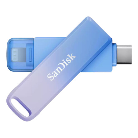 SanDisk Creator Phone Drive unità flash USB 128 GB USB Type-C   Lightning 3.2 Gen 1 (3.1 Gen 1) Blu, Lillà