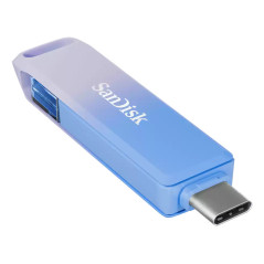 SanDisk Creator Phone Drive unità flash USB 128 GB USB Type-C / Lightning 3.2 Gen 1 (3.1 Gen 1) Blu, Lillà