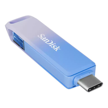 SanDisk Creator Phone Drive unità flash USB 128 GB USB Type-C / Lightning 3.2 Gen 1 (3.1 Gen 1) Blu, Lillà
