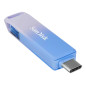 SanDisk Creator Phone Drive unità flash USB 128 GB USB Type-C / Lightning 3.2 Gen 1 (3.1 Gen 1) Blu, Lillà