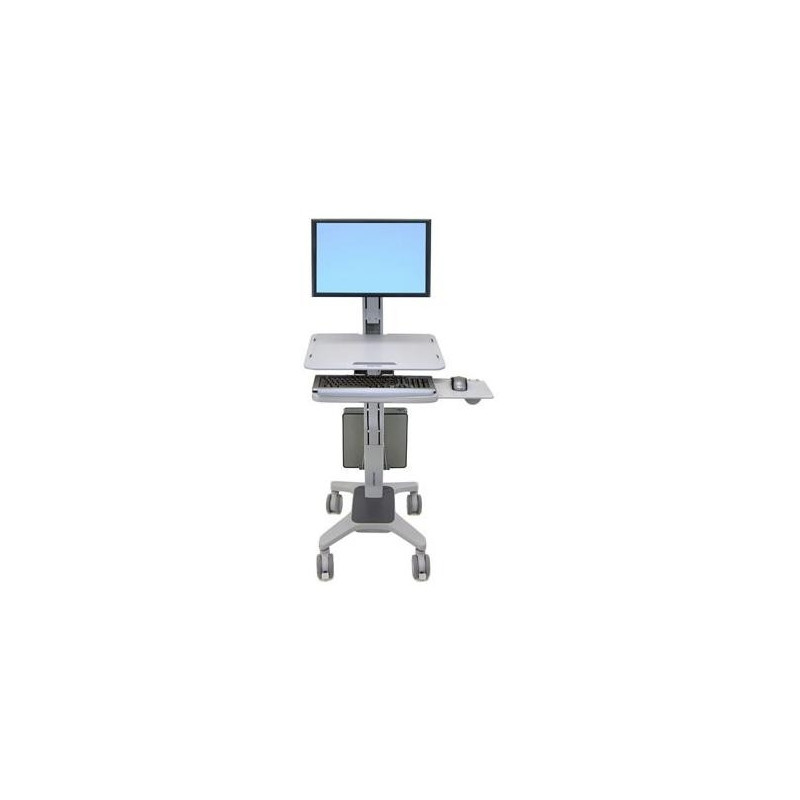 Ergotron WorkFit C-Mod, Single Display Sit-Stand Workstation 68,6 cm (27") Pavimento Grigio Ergotron WorkFit C-Mod, Single Display Sit-Stand Workstation 68,6 cm (27") Pavimento Grigio