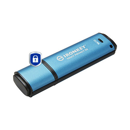 Kingston Technology IronKey 16GB Vault Privacy 50 crittografia AES-256, FIPS 197