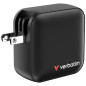 Verbatim Mini GaN Charger 100W Universale Nero AC Ricarica rapida Interno 32231 Verbatim Mini GaN Charger 100W Universale Nero AC Ricarica rapida Interno 32231