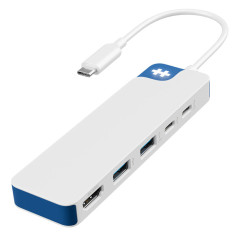 Targus HyperDrive Cablato USB 3.2 Gen 1 (3.1 Gen 1) Type-C Bianco