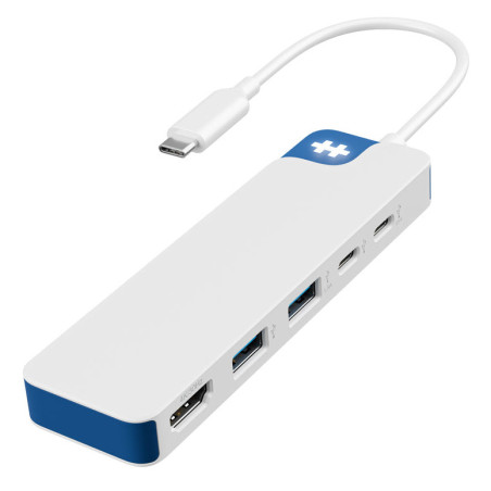 Targus HyperDrive Cablato USB 3.2 Gen 1 (3.1 Gen 1) Type-C Bianco
