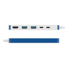 Targus HyperDrive Cablato USB 3.2 Gen 1 (3.1 Gen 1) Type-C Bianco