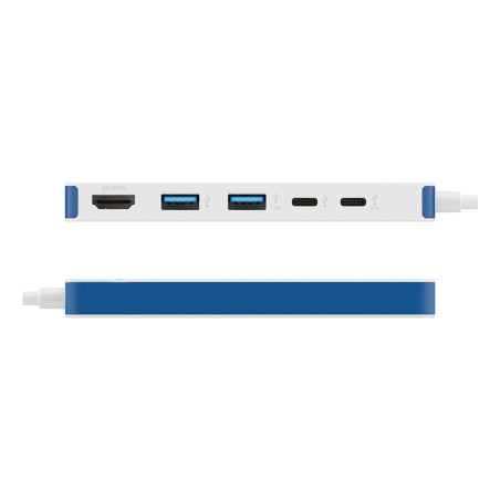 Targus HyperDrive Cablato USB 3.2 Gen 1 (3.1 Gen 1) Type-C Bianco