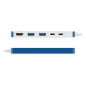 Targus HyperDrive Cablato USB 3.2 Gen 1 (3.1 Gen 1) Type-C Bianco Targus HyperDrive Cablato USB 3.2 Gen 1 (3.1 Gen 1) Type-C Bianco