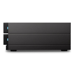LaCie 2big RAID 8TB array di dischi Desktop Nero