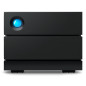 LaCie 2big RAID 16TB array di dischi Desktop Nero