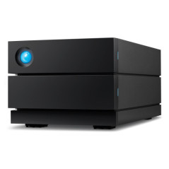 LaCie 2big RAID 16TB array di dischi Desktop Nero