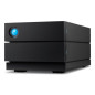 LaCie 2big RAID 16TB array di dischi Desktop Nero
