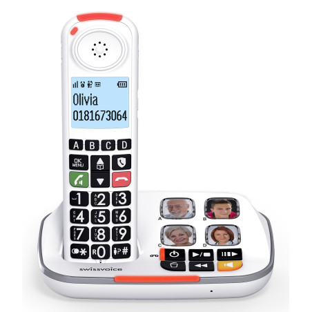 SwissVoice Xtra 2355 Telefono DECT Identificatore di chiamata Bianco