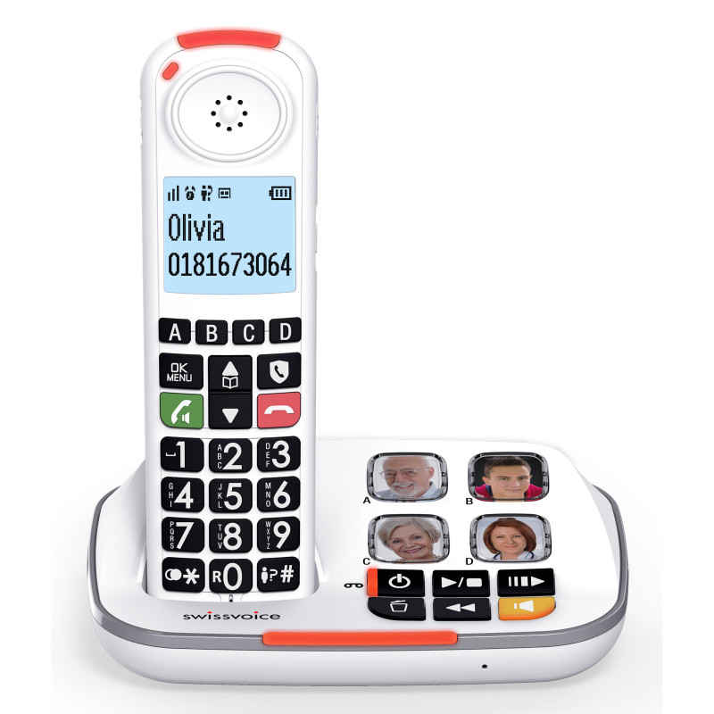Atlinks XTRA 2355 Telefono DECT Identificatore di chiamata Bianco Atlinks XTRA 2355 Telefono DECT Identificatore di chiamata Bianco