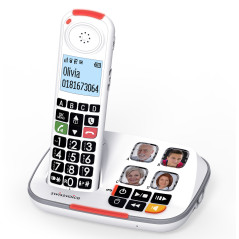 Atlinks XTRA 2355 Telefono DECT Identificatore di chiamata Bianco