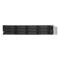 QNAP TL-R1200S-RP contenitore di unità di archiviazione Box esterno HDD SSD Nero, Grigio 2.5 3.5"