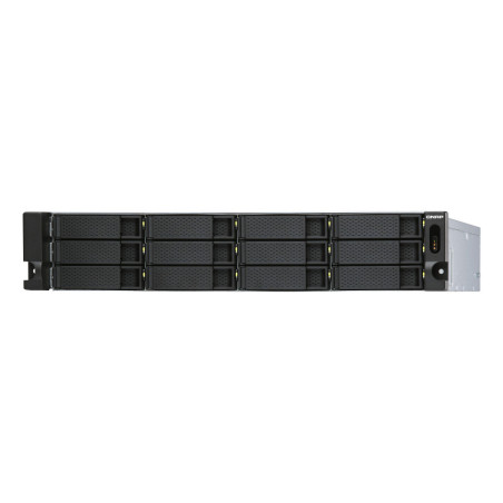 QNAP TL-R1200S-RP contenitore di unità di archiviazione Box esterno HDD SSD Nero, Grigio 2.5 3.5"