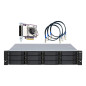 QNAP TL-R1200S-RP contenitore di unità di archiviazione Box esterno HDD/SSD Nero, Grigio 2.5/3.5"