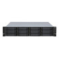 QNAP TL-R1200S-RP contenitore di unità di archiviazione Box esterno HDD/SSD Nero, Grigio 2.5/3.5"