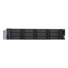 QNAP TL-R1200S-RP contenitore di unità di archiviazione Box esterno HDD SSD Nero, Grigio 2.5 3.5"