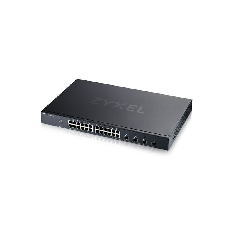 Zyxel XGS1935-28-EU0101F switch di rete Gestito L2+/L3 Gigabit Ethernet (10/100/1000) 1U Nero Zyxel XGS1935-28-EU0101F switch di rete Gestito L2+/L3 Gigabit Ethernet (10/100/1000) 1U Nero