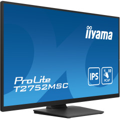 iiyama ProLite T2752MSC-B1 Monitor PC 68,6 cm (27") 1920 x 1080 Pixel Full HD LED Touch screen Nero