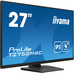 iiyama ProLite T2752MSC-B1 Monitor PC 68,6 cm (27") 1920 x 1080 Pixel Full HD LED Touch screen Nero