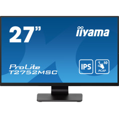 iiyama ProLite T2752MSC-B1 Monitor PC 68,6 cm (27") 1920 x 1080 Pixel Full HD LED Touch screen Nero