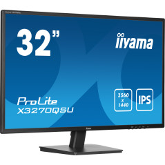 iiyama ProLite X3270QSU-B1 Monitor PC 80 cm (31.5") 2560 x 1440 Pixel Wide Quad HD LED Nero