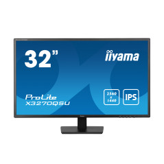iiyama ProLite X3270QSU-B1 Monitor PC 80 cm (31.5") 2560 x 1440 Pixel Wide Quad HD LED Nero