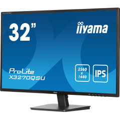 iiyama ProLite X3270QSU-B1 Monitor PC 80 cm (31.5") 2560 x 1440 Pixel Wide Quad HD LED Nero