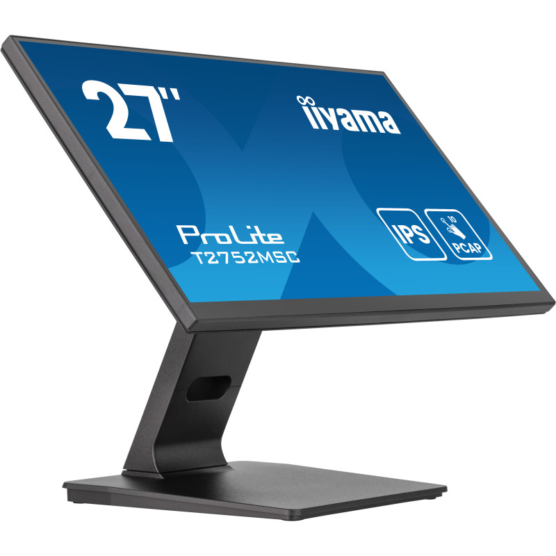 iiyama ProLite T2752MSC-B1AG Monitor PC 68,6 cm (27") 1920 x 1080 Pixel Full HD LED Touch screen Nero
