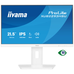 iiyama ProLite XUB2293HSU-W7 Monitor PC 54,6 cm (21.5") 1920 x 1080 Pixel Full HD LED Bianco