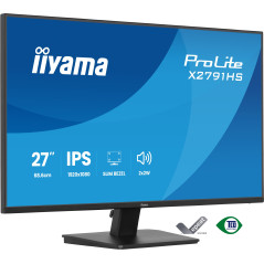 iiyama ProLite X2791HS-B1 Monitor PC 68,6 cm (27") 1920 x 1080 Pixel Full HD LED Nero
