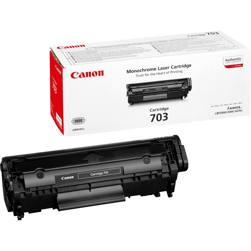 Canon 703 cartuccia toner 1 pz Originale Nero Canon 703 cartuccia toner 1 pz Originale Nero