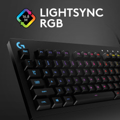 Logitech G Logitech G213 Prodigy Tastiera Gaming Cablata, LIGHTSYNC RGB, Tasti Retroilluminati, Resistente agli Schizzi, Tasti