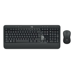 Logitech 920-008683 tastiera Mouse incluso Universale RF Wireless QWERTY Nordic Nero