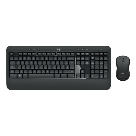 Logitech 920-008683 tastiera Mouse incluso Universale RF Wireless QWERTY Nordic Nero