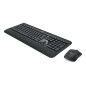 Logitech 920-008683 tastiera Mouse incluso Universale RF Wireless QWERTY Nordic Nero