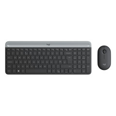 Logitech 920-009198 tastiera Mouse incluso Universale RF Wireless QWERTY Spagnolo Grafite