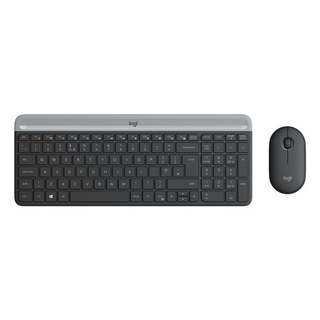 Logitech 920-009198 tastiera Mouse incluso Universale RF Wireless QWERTY Spagnolo Grafite
