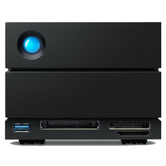 LaCie 2big Dock v2 array di dischi 60 TB Desktop Nero