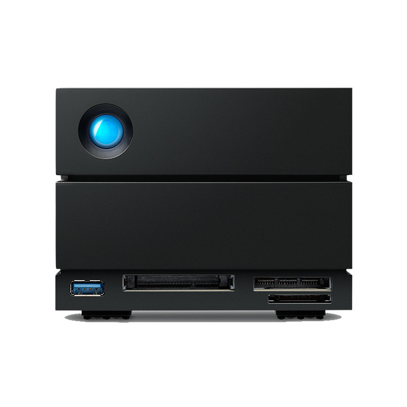 LaCie 2big Dock v2 array di dischi 60 TB Desktop Nero