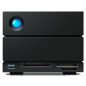 LaCie 2big Dock v2 array di dischi 60 TB Desktop Nero